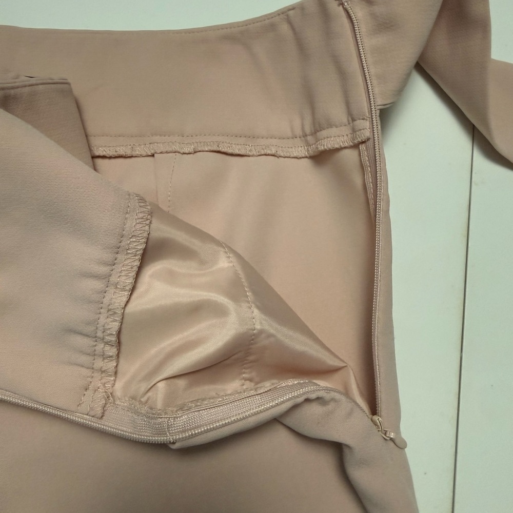 Ann Taylor Factory Light Pink Tie Front Trousers Size 8 - Picture 8 of 9